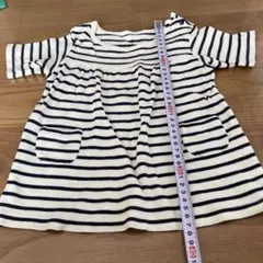 ストライプ 半袖 チュニック 70cm
