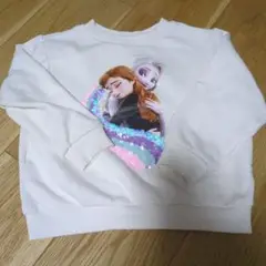アナ　エルサ　スパンコールトレーナー　H&M