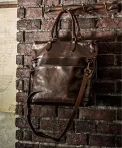 Vasco Leather Nelson 2way Bag 木村拓哉