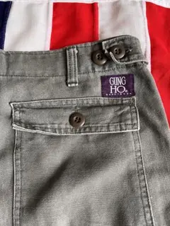 GUNG HO 【made in USA】カーゴパンツ米国製ファーティーグW31