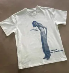 【新品】ユニセックス アートプリント Tシャツ 英字ロゴ 半袖 韓国