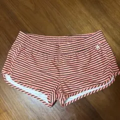 Hurley オレンジ黒ストライプ サーフパンツ M