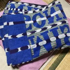 jun junMISSONI　ミッソーニ　タオルケット　140×200 美品 ミッソーニ タオルケット 140 x 200㎝ ブランケット 綿100