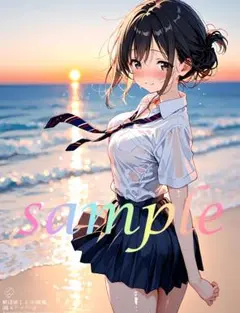 c517 美少女 かわいい イラスト 下着 コスプレ セクシー A4ポスター