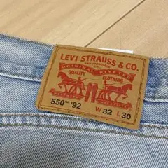 【超美品ほぼ未使用】Levi'sリーバイス550 '92 W32L30ペンキ加工
