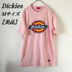 美品　Dickies ピンク 半袖　Tシャツ　ロゴ　Mサイズ　スケボー