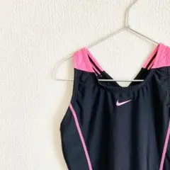 【タグ付き】 ナイキ Nike セパレート 水着 黒 ブラック ピンク