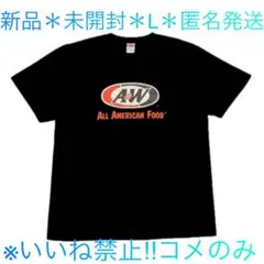 【A&W 沖縄限定】黒　ブラック　Lサイズ　半袖Tシャツ
