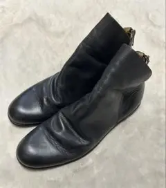 nil admirari/バックジップドレープブーツ/size41/黒