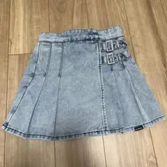 美品☺︎ピンクラテ　デニムスカートSサイズ