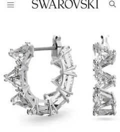 swarovski スワロフスキーフープピアス