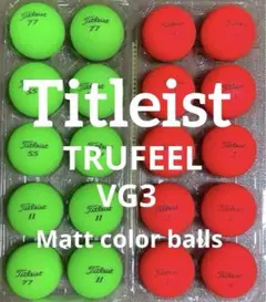 Titleist TRUFEEL VG3 Matt color balls