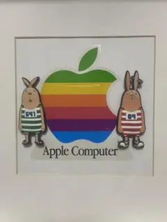アップルとウサビッチの額装フレーム