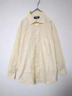 90年代　美品　チャップスラルフローレン　長袖シャツ　メンズL相当　黄色系　綿