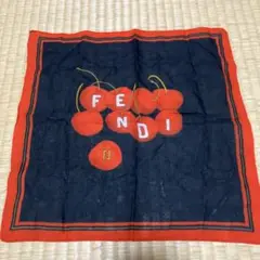 フェンディ　ミニ　ハンカチ　コットン100