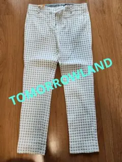 TOMORROWLAND　チェックパンツ　サイズ36
