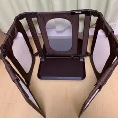 日本育児 おくトビラL おくだけとおせんぼ ブラウン ベビーゲート