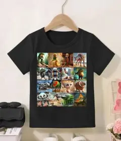 トゥントゥンサフール　110　半袖　Tシャツ　ブラック