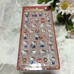 ハローキティA ボンボンドロップシール　新品　レトロ　3D 大人気