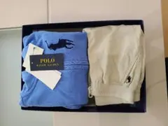 箱入り新品未使用タグ付きラルフローレンの子供服上下セット
