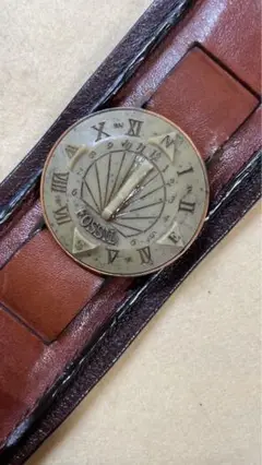 【希少】FOSSIL　日時計 希少 レトロ FOSSIL 日時計 - メルカリ