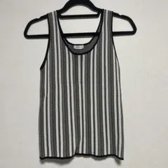 LOWRYS FARM ストライプ タンクトップ F