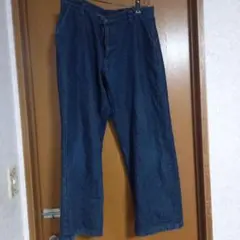 Adoon plain ワイドデニムパンツ　サイズL