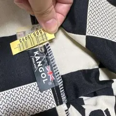 KANGOL チェック柄ドレープカーテン