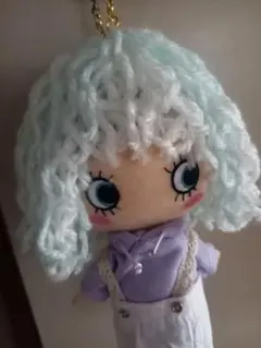 イーマリーちゃんウィッグ　ミントグリーン✕ホワイト