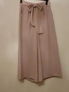 Mystrada リボン付きピンクワイドパンツ