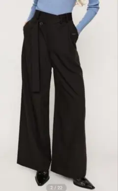 SLY TWIST 2TUCK TROUSERS ツイスト トラウザー