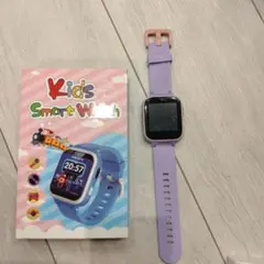 キッズスマートウォッチ 紫
