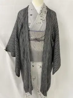 【4月～10月迄】★★新品未使用洗えるシフォン長羽織★★