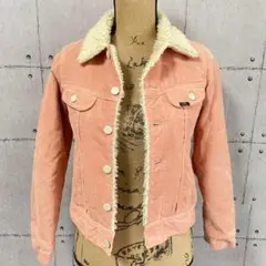 【Lee】リー ボアコーデュロイジャケット size S ピンク