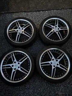 WORK デュランダル DD1 19インチ 8.0 美品　4本セット　タイヤ付 WORK デュランダル DD1 19インチ 8.0 美品 4本セット タイヤ付