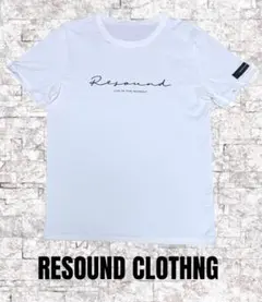 RESOUND CLOTHING　handwritingロゴTシャツ　L