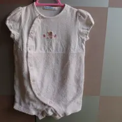 familiar ピンクロンパース 80cm