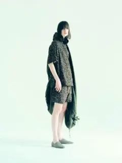 2021ss factotum 花柄 サイズ48 日本製　ワイドリラックス