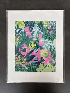(最終値段)グリーンルーム　豊田弘治　アート　ハワイアン 新価格 koji Toyoda 豊田弘治 サーフィン アート 絵 グリーン