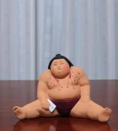 稀少 作家名有 博多人形 土俵入り 陶器製 横綱 フィギュア 約30cm 稀少 作家名有 博多人形 土俵入り 陶器製 横綱 フィギュア 約