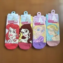 ディズニープリンセスキッズ靴下4点セット