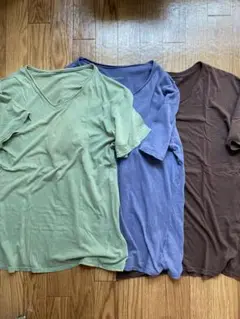 paperdenim&cloth 3枚セット Vネック Tシャツ サイズ1