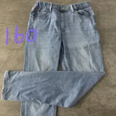 ユニクロ　160 長ズボン　デニムパンツ
