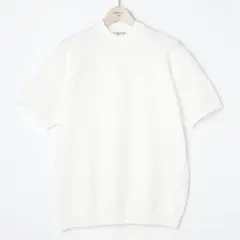 ORIHICA オリヒカ ビズニット Tシャツ ホワイト ショートスリーブニット