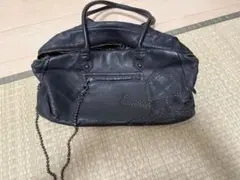 美品 Roen ボストンバッグ ブラウン クリスチャン ヴィラ CHRISTIAN VILLA レザーボストンバッグ