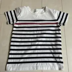 無印 ボーダーTシャツ 110cm