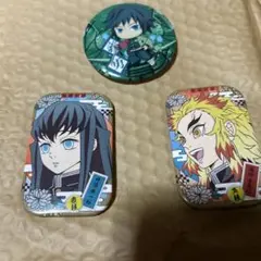 鬼滅の刃バッチ ・時透無一郎、煉獄杏寿郎、富岡義勇