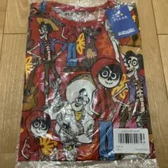 ディズニー PIXAR リメンバーミー 総柄 tシャツ XL 映画『リメンバー・ミー』のディズニーストアグッズ、ポンポン