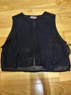 美品❗️今年の商品アールエヌエー エヌ リソースコンプレックス インド綿刺繍ベスト