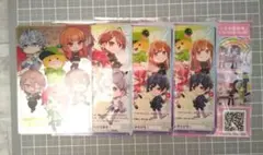 カラフルピーチ　集合カード　四枚セット